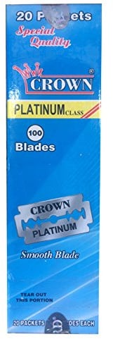 100 Rasierklingen Crown Platinum