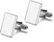 SILBERKANNE Manschettenknöpfe Cufflinks Classic Premium Silber Plated edel versilbert in Top Verarbeitung. Lieferung in Schmuckbox mit Samttasche