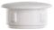 EMFA Abdeckstopfen für Bohrung Durchmesser 8 mm Weiß RAL 9010 Blindstopfen Abdeckkappen Endkappen Verschlusskappen 25 Stück Kopfdurchmesser 13 mm, Borloch 0,8 cm