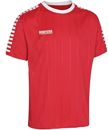 Derbystar Kinder Hyper Trikot, rot Weiss, 140