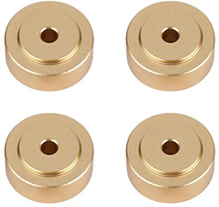 4xUnterlegscheibe für Spikes,4 Stücke 20x8mm Aluminium Füsse Amplifier Pads Verstärker Füße,Stoßdämpfer Pads Füße Shock Absorber Isolierung Füße Mat für Verstärker/HiFi-Geräte(Gold)