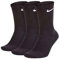 Nike Everyday CUSH Crew 3PR Socks, Blk/Grey/Black, 46