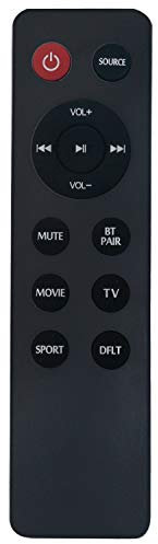 RM-STHWL315B Replace Remote Control - VINABTY RMSTHWL315B Soundbar Remote Control Replacement fit for JVC Sound Bar TH-W513B TH-W513BK TH-WL311B TH-WL315B TH-WL515B TH-WL515BK Remote controller