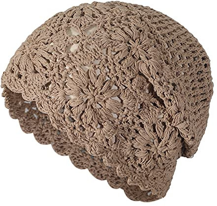 ZLYC Damen-Beanie, Massives Khaki, Einheitsgröße
