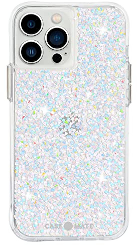 Case-Mate iPhone 13 Pro Max Case for Women [10ft Drop Protection] [Wireless Charging] Clear Twinkle Diamond Phone Case for iPhone 13 Pro Max - Luxury Glitter iPhone Case - Shock Absorbing Anti Scratch