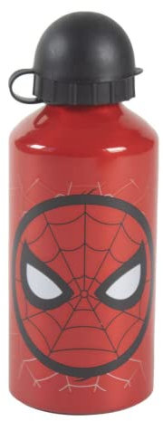 CERDÁ LIFE'S LITTLE MOMENTS - Botella Aluminio Infantil de Spiderman de 500 ml de Capacidad y Tapón a Presión - Licencia Oficial Marvel