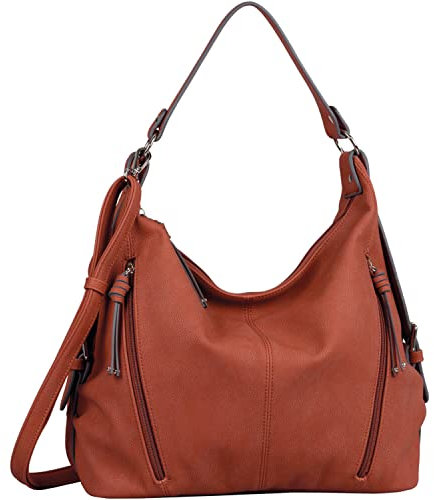 TOM TAILOR- Caia, Damen, Schultertasche, one size, Rot, 33x15,5x28,5 cm