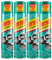 Fornet - Sgrassatore Spray per Forni e Barbecue, Formula non Aggressiva, Senza Soda Caustica, 300ml x 4 Pezzi