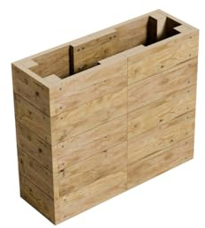Conka Garden - Wooden Raised Bed Kit - Large Garden Planters for Vegetables, Herbs, Flowers – Start Growing Plants Earlier & Better - Durable & Resistant FSC Treated Timber 30cm L x 90cm W x 76cm H
