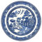 UNIQUE HOME LIVING Ceramic Blue Willow 27cm Dinner Plate Vintage