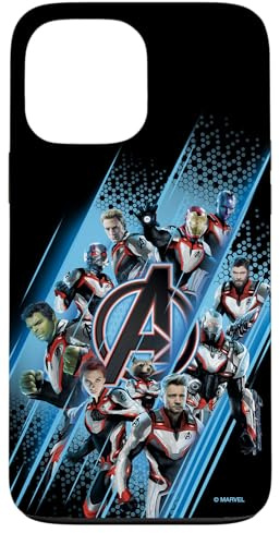 Marvel Avengers: Superhelden mit Endgame-Logo Hülle für iPhone 13 Pro Max