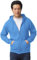 TICTEX Felpa con Cappuccio Unisex | Giacca in Pile Misto Pesante per Uomo e Donna | Giacca in Felpa con Cappuccio e Cerniera | Giacca Estiva Leggera | Carolina Blue, L