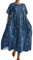 Générique Robe Pastel Robe Longue Femme Robe Femme Ete Longue Vetement en Lin Robe Longue Noir Robe Femme Ete Chic Business Casual Dress for Women Robe Satin Femme Robe De Plage Robe Bleu M