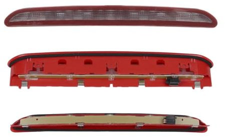 HZ-DESIGN Bremslicht 3. Bremsleuchte für Heckklappe in Schwarz kompatibel mit VW Modellen