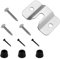 Dartboard Bracket, Dartboard Bracket Hanging Wall Hook, Hanging Dartboards, Dart Board Hanging Kit, Includes Screws and Stabilisers, Dart Board Accessories(1PC)