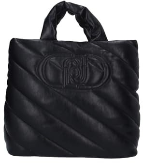Liu Jo Damen Tote Bag/Handtasche FELCE Schwarz Kunstleder recycelt, Größe:-, Farbauswahl:schwarz