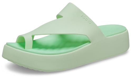 Crocs Women's Getaway Platform Toe Loop Sandal, grün, 39/40 EU