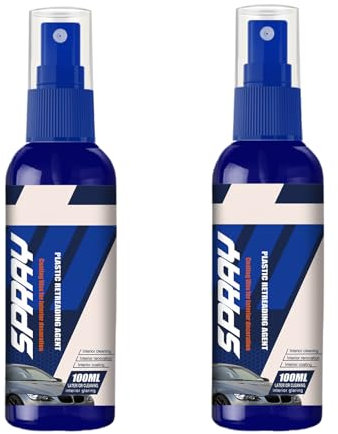 Schutzmittel für Auto-Gummidichtungen, Glanz- und Schutzmittel für Vinyl, Gummi und Kunststoff, Silikonspray für Schiebetürschienen, Innenraumpflegemittel, Pflegemittel für Gummidichtungen (2pcs)