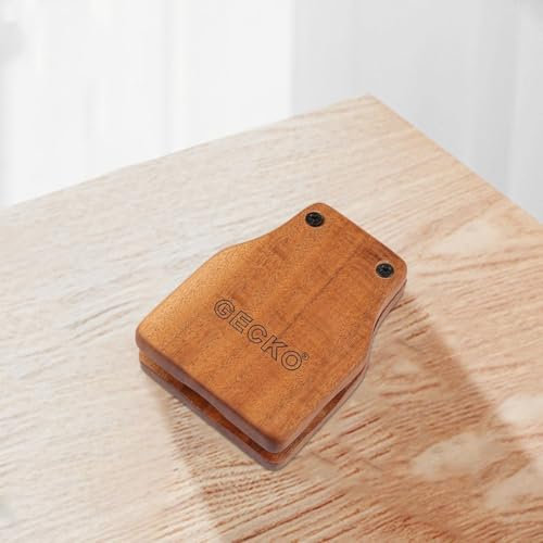 Ensemble d'accessoires pour cajon, tambourin à pied avec instrument de percussion en bois à double rangée, pour les musiciens de batterie Cajon à la recherche de polyvalence (ensemble)