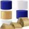 6 Rollen Blau Gold Weiß Krepppapier, Kreppbänder, Krepppapier Luftschlangen Dekoration，für Geburtstag Babydusche Hochzeitsfeier Dekorationen(4.5 cm x 25 m)