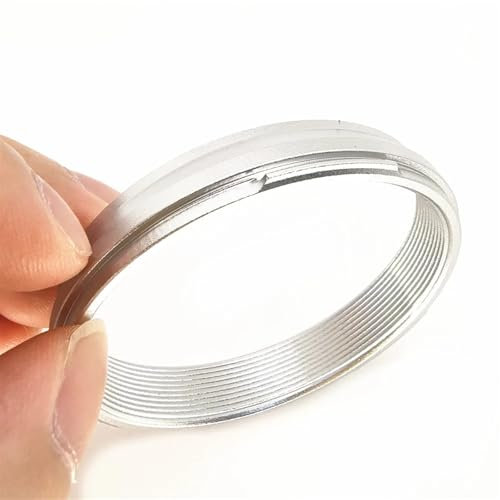 KE88FENG Glas MC UV-Objektivfilter 49 mm Adapterringabdeckung for Fujifilm X100VI X100V X100F X100T X100S X100 for Fuji-Kamera(Generic Ring Silver)