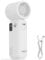 OKYUK Portable Handheld Fan, 3600mAh Rechargeable USB Mini Fan with 0-100 Adjustable Speed, Digital Display, 18000 RPM Turbo Mini Fan for Travel, Office, Home Use (White)