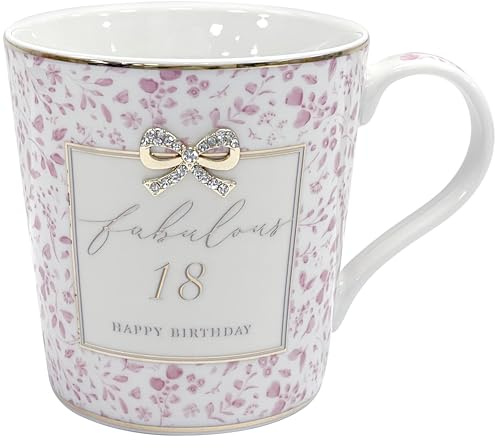 Lesser & Pavey Madelaine 18th Birthday Mug | Tea & Coffee, Hot Drinks, Fine China, Kitchen & Home, Reusable Ceramic, Every Occasion