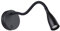 EGLO LED Wandlampe Olivandino 1, Schwanenhals Leselampe Wandmontage, Bettlampe Wand mit Schalter und USB Ladefunktion, Wandleuchte Schlafzimmer, Metall und Kunststoff in Schwarz, warmweiß