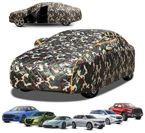 Auto Garage Winter Für Citroen C4 Coupe 2004-2010, Hagelschutzplane Auto, Vollgarage Autoplane Wetterfeste Staubdicht Atmungsaktiv, Staubdicht und Schneefest-Hz197