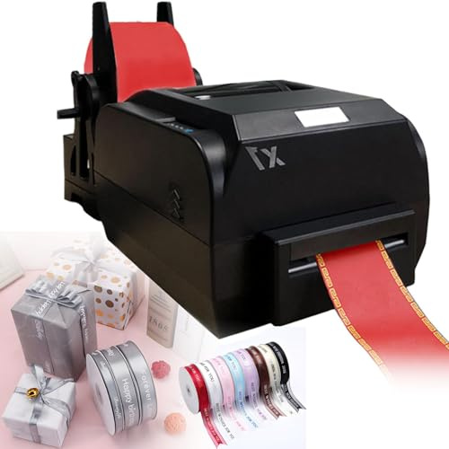 Digitale Satinband-Druckmaschine mit Halter, hohe Auflösung, 200 dpi, für DIY-Hochzeit, Party, Geburtstagsdekorationen