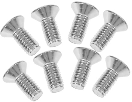 LOLIPPYY 8pcs Brake Rotor Securing Screws Silver Auto Body Screws Front Axle Brake Disc Rotor Mounting Bolts Replacement Hardware Kit Compatible with Honda Cars