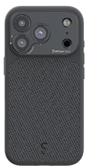 ShiftCam Étui pour appareil photo pour iPhone 17 Pro | Support d'objectif intégré | Magnétique | Gris foncé | Prenez de superbes photos instantanément