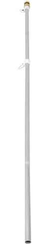 FELTECHELECTR Fahnenmast 4m aus Edelstahl mit Winddichtem Design und Stabiler Leistung Dekorativer und Kommerzieller Fahnenmast für Garten und Außenbereich