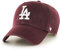 47 Brand RGW12GWS Clean Up Strapback LA DODGERS- Size: one size, Bordeaux