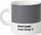 Pantone Espressotasse, Porzellan, Cool Gray 9, 6.1 x 6.1 x 8.2 cm