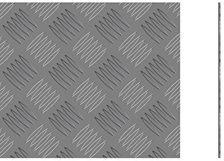 STORMGUARD 18AM036 Checker External Angle Profile Plates, Aluminium, 1000 x 40 x 40 mm, Set of 2 Piece