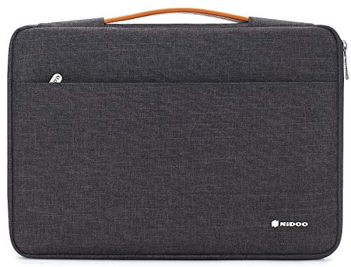 NIDOO 11 Aktentasche Laptop Handtasche Notebook Tasche Hülle Sleeve für 12.9 iPad Pro 2018 / Neu 13 MacBook Air Pro / 12.3 Surface Pro 4 6 7/13 Surface Pro X / 12 Galaxy Book2, Dunkelgrau