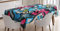 ABAKUHAUS Grunge Tischdecke, Street Art Graffiti Funk, Für den Inn und Outdoor Bereich geeignet Waschbar Druck Klar Kein Verblassen, 140 x 240 cm, Mehrfarbig