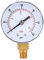 1/8 BSPT-Bodenanschluss Vakuum-Manometer Dual-Skala 50 mm-Messuhr-Anzeige Luft Wasser Öl Gas-Manometer-Messgerät(0-60psi 0-4bar)