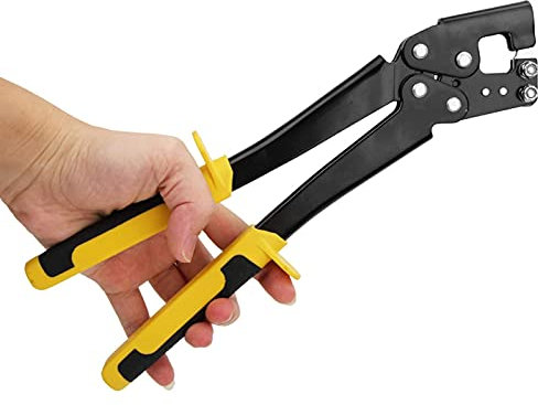 Pince a Sertir Placo, Poignée de Sertissage de Goujon, Pince de Poinçonnage Fixe de Quille en Acier Léger Outil de Poinçon Sertissage de Goujon en Acier pour Plafond de Décoration