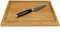 Kai Shun Tim Mälzer Angebotsset, ultrascharfes Officemesser TDM-1700, 9 cm Klinge aus 32-Lagen Damaststahl + großes Schneidebrett 30x22cm Sonderangebot