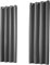 heimtexland ® 1 Paar Thermo- Verdunklungsgardinen Ösenschal Vorhänge Verdunkelnd Isolierend Blickdicht Verdunkelungsvorhänge HxB 160x135 Dunkelgrau Typ139