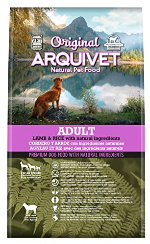 ARQUIVET Original - Adult - Agnello e riso - Crocchette per cani di agnello e riso - 3 Kg - alimento secco per cani - tutte le razze - ingredienti naturali