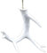 3 STK Geweihe Weiss Herbstdeko 15cm lang Christbaumschmuck Geweih Hirschgeweih Hänger Weihnachtsdeko Anhänger Weihnachtsbaumschmuck Dekohänger Dekogeweih