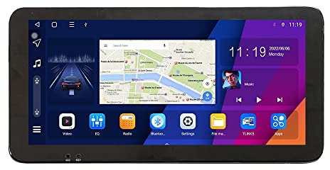 10.33 QLED/IPS 1600x720 CarPlay Android Autoradio Autonavigation Stereo Multimedia Player GPS Radio DSP Touchscreen fürMitsubishi L200 2020