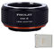 PHOLSY OM auf E Mount Adapter, Objektivadapter Kompatibel mit Olympus Zuiko OM Objektiv auf Sony E Kameragehäuse a7 a6000 a6300 a6500 a5000 a5100 NEX 7/6/5, NEX 5N 3N, a9 ii, a7S iii ii, a7R v iv