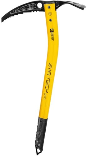 GRIVEL Air Tech EVO Yellow Eispickel, 53 cm, CE Hocker, für Bergsteigen, Unisex, Erwachsene, 53