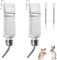 SIGANDG 2pcs Distributore Di Acqua Per Animali Domesti 350ml,Borraccia Acqua per Piccoli Animali,d'acqua per conigli,Gravità Automatica Acqua Bottiglia Conigli,Adatto per roditori, gatti,conigli