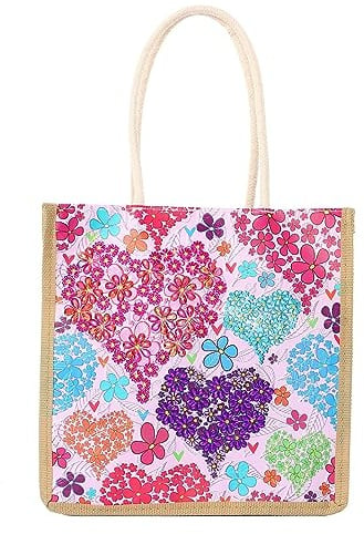 JAWSEU DIY Diamond Painting Utile Sac à Main, Kit de Peinture Diamant Fourre-Tout Strass Peinture Toile Pliable Sac à Main Tendance pour Femme Sac de Courses pour Shopping Voyage Pique-Nique