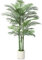 Fopamtri Artificial Areca Palm Tree 210 cm Fake Plants, Large Fake Tropical Palm Plants with White Planter Artificial Plants Indoor for Home Bedroom Office Balcony Garden Decorations